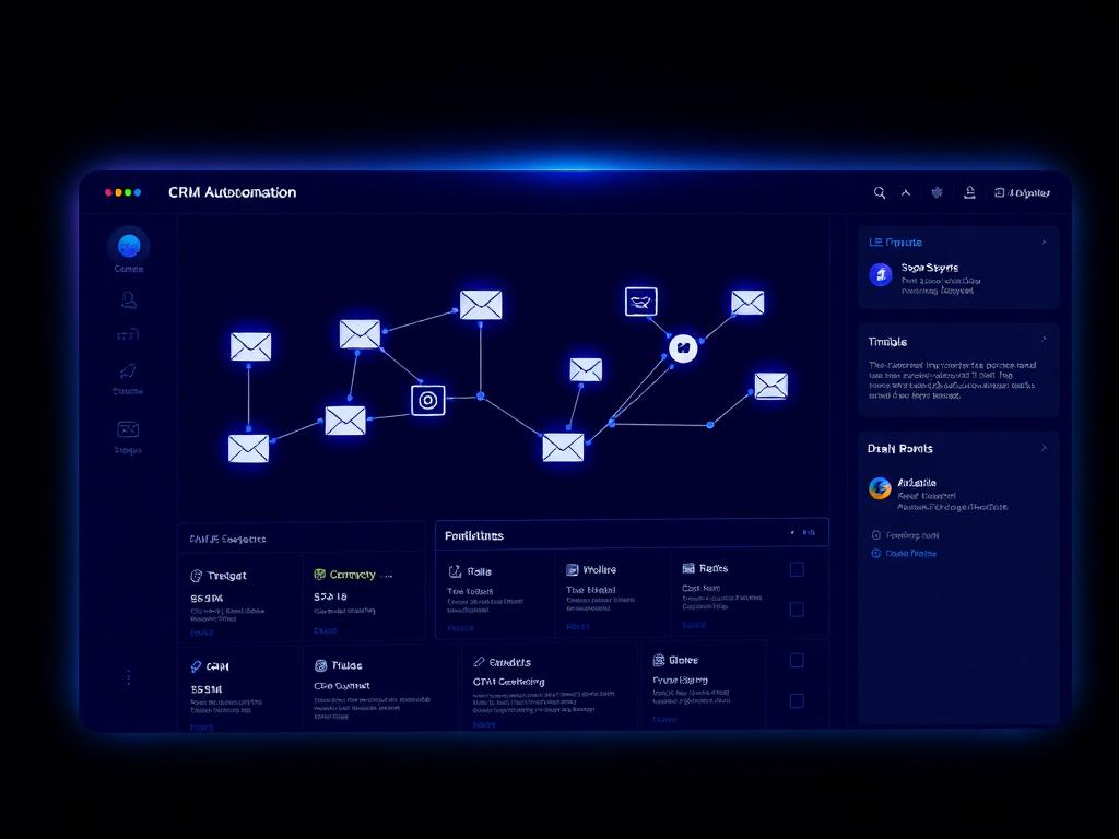 CRM automation workflow example
