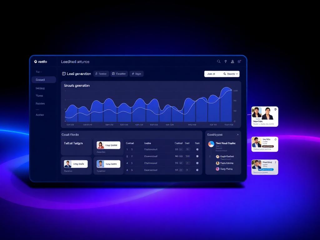 Lead generation analytics dashboard example